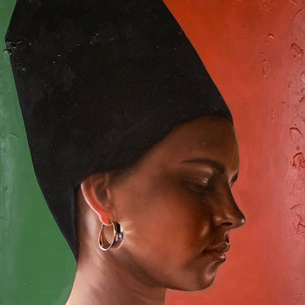 Girl With Earring (Darkness), 2019
